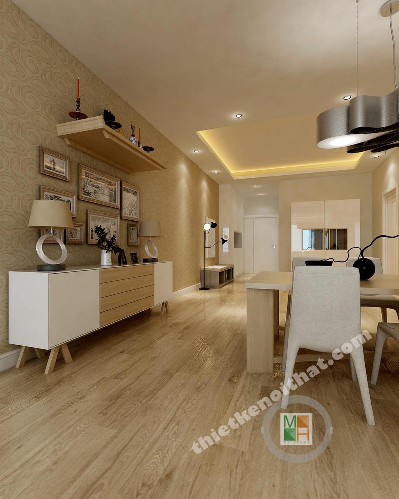 Bàn thờ treo tường - mẫu 17